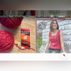 Knitting Pattern and 2 Skeins SEA WOOL- Hand Dyed